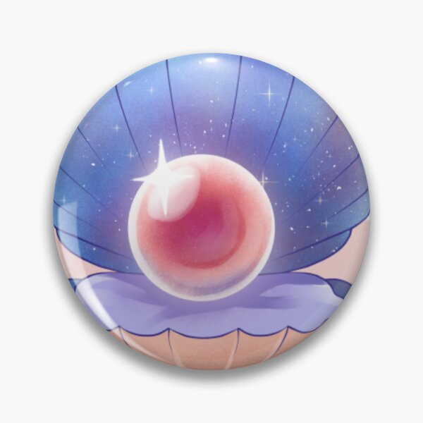 Item preview, Glowing Pink Pearl In Cosmic Galaxy Seashell designed and sold by RamneekFraty.