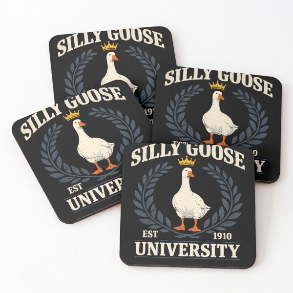 Item preview, Silly Goose University Est 1910 College Student Vibes Cute Meme Humor designed and sold by Pawsome Quotes.