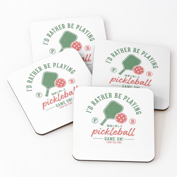 Item preview, Pickleball Funny Player Playing Pickleball Court designed and sold by LuminOrb.