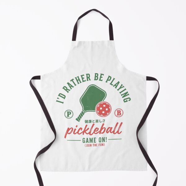 Item preview, Pickleball Funny Player Playing Pickleball Court designed and sold by LuminOrb.