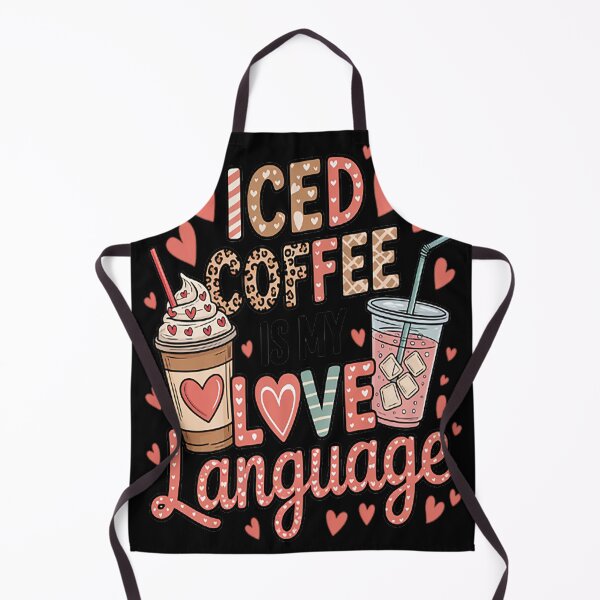 Item preview, Iced Coffee is My Love Language Valentines Day Coffee Lover designed and sold by brinbotty.