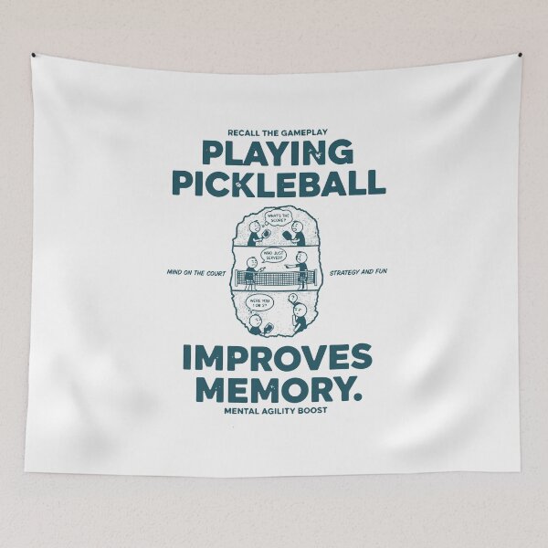Item preview, Pickleball Playing Funny Player Improves Memory designed and sold by LuminOrb.