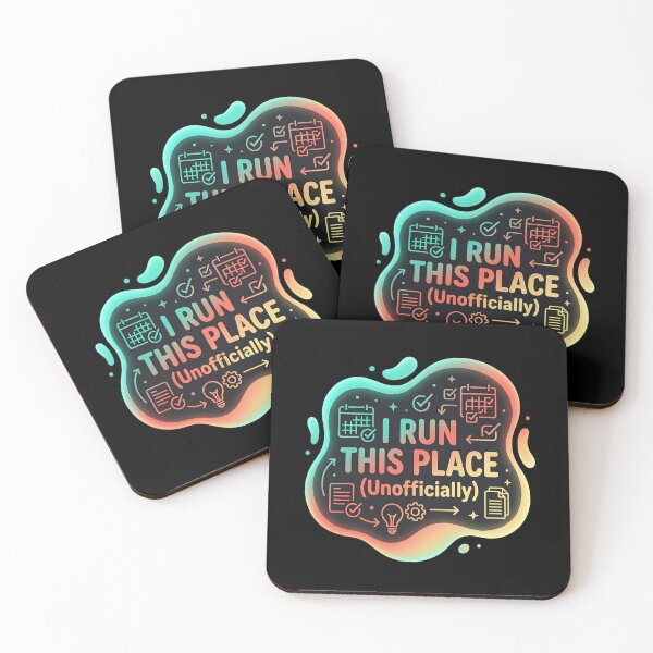 Item preview, I run this place | Administrative assistant designed and sold by SocialStaticz.