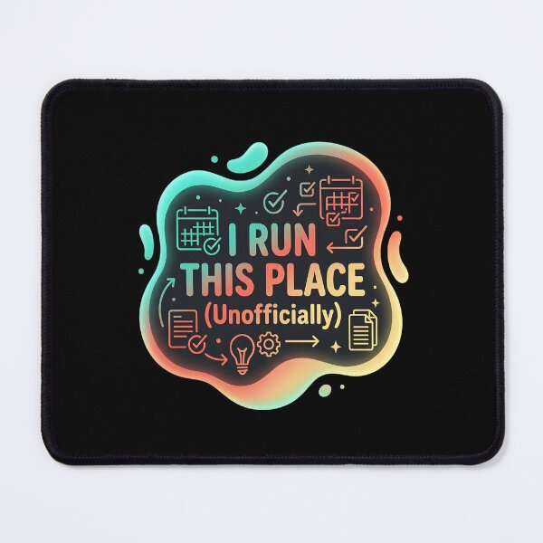 Item preview, I run this place | Administrative assistant designed and sold by SocialStaticz.