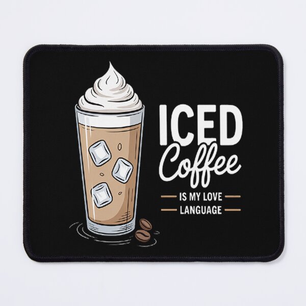 Item preview, Iced Coffee Is My Love Language Valentine's Day designed and sold by brinbotty.