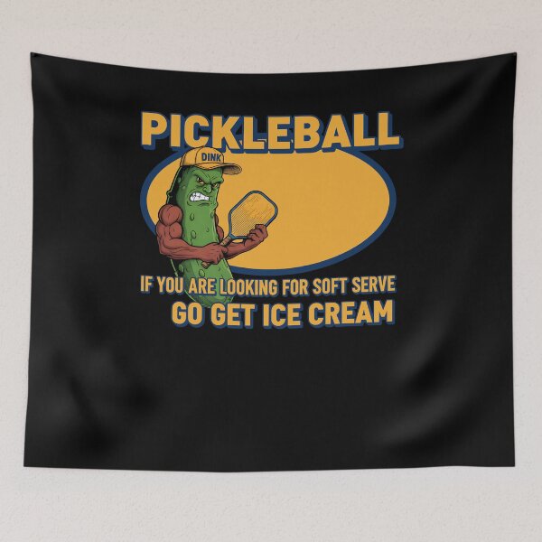 Item preview, Pickleball Funny Player Go Get Ice Cream Soft designed and sold by LuminOrb.