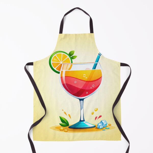 Item preview, Colorful Tropical Cocktail Drink Illustration | Summer Beverage Vector Art designed and sold by ArtoryNest.