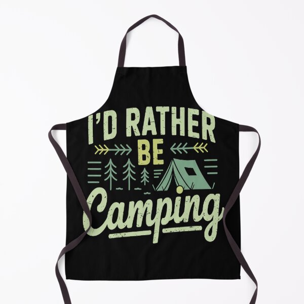 Item preview, I'd Rather Be Camping Traveling Hiking Camp Vacation designed and sold by brinbotty.