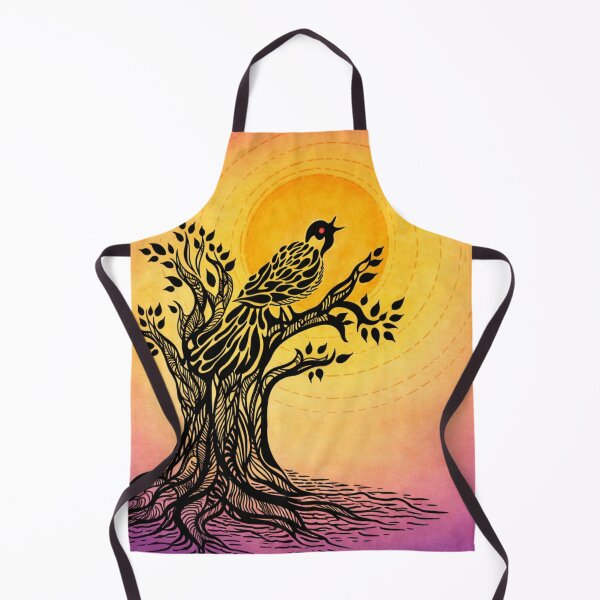 Item preview, Stylized Black Bird on Artistic Tree with Intricate Roots Vector Design designed and sold by ArtoryNest.