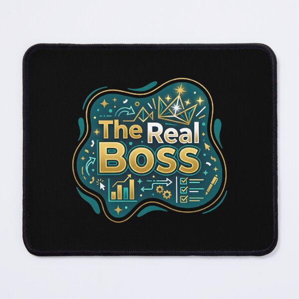 Item preview, The real boss | Administrative assistant designed and sold by SocialStaticz.