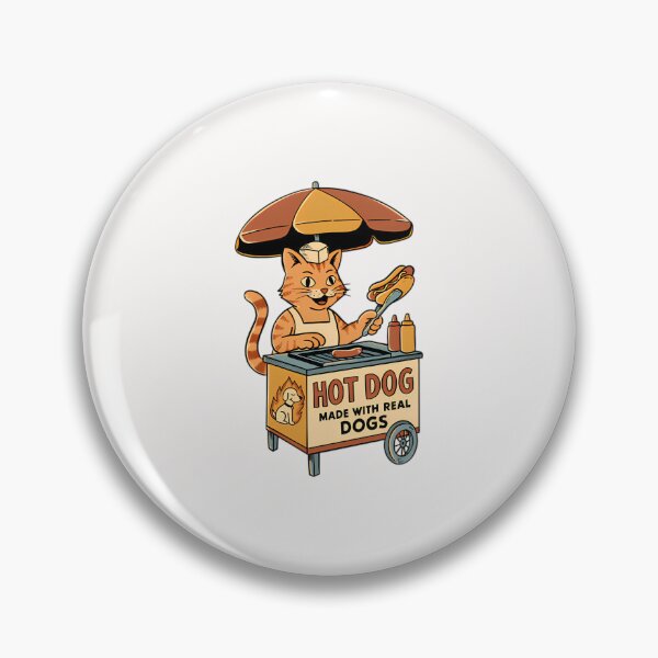 Item preview, Cat and hotdog designed and sold by GallegosLandin.