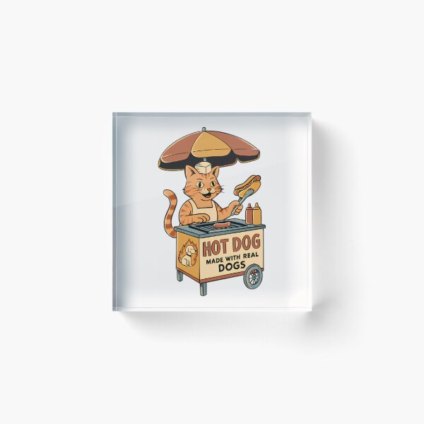 Item preview, Cat and hotdog designed and sold by GallegosLandin.