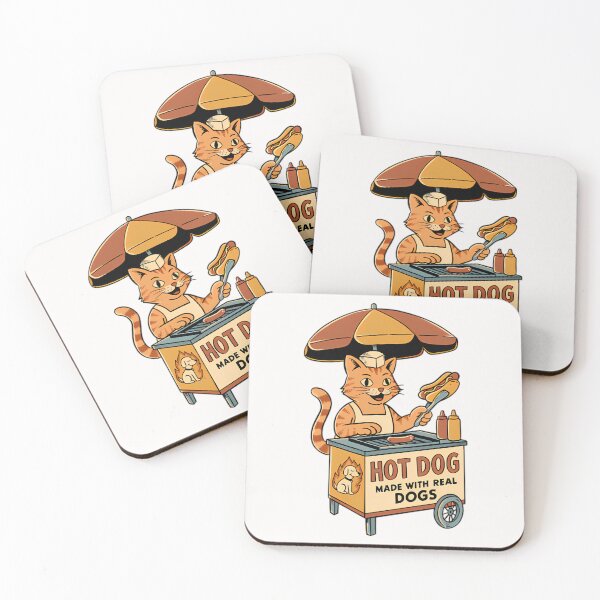Item preview, Cat and hotdog designed and sold by GallegosLandin.