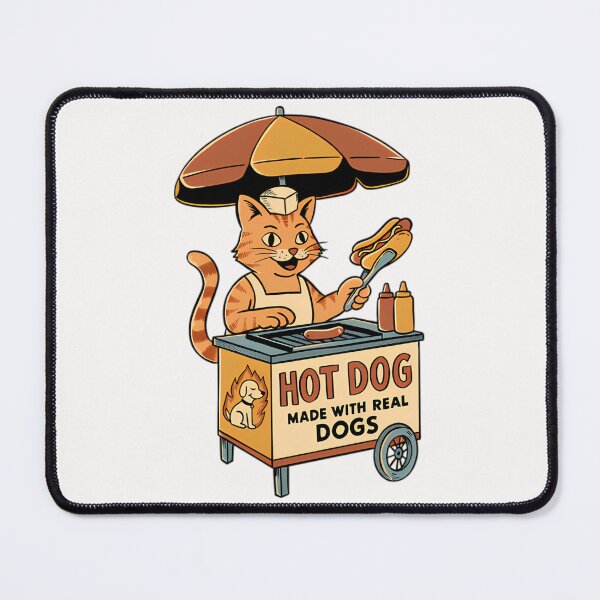 Item preview, Cat and hotdog designed and sold by GallegosLandin.