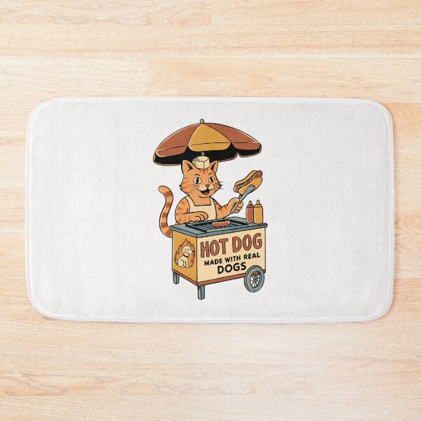 Item preview, Cat and hotdog designed and sold by GallegosLandin.