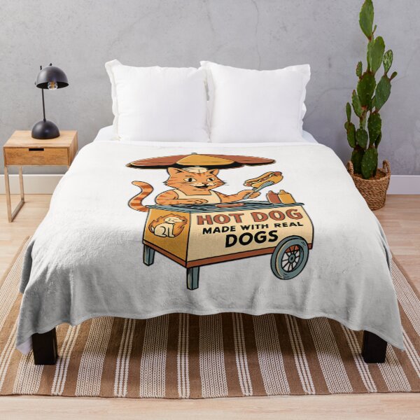 Item preview, Cat and hotdog designed and sold by GallegosLandin.