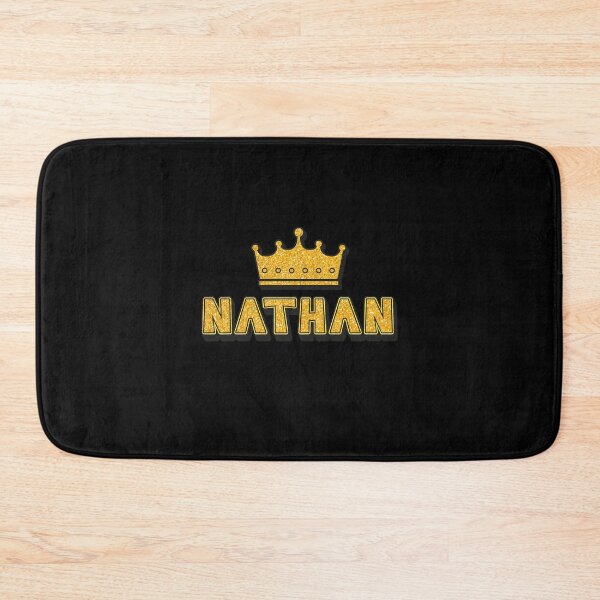 Item preview, Nathan Personalized Name With Crown - Cool & Funny Custom Gift for Men and Boys designed and sold by Oussinc.