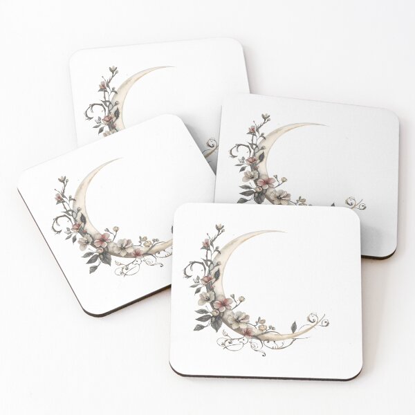 Item preview,  Moon and sakura flowers designed and sold by uunaa.