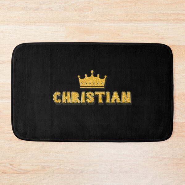 Item preview, Christian Personalized Name With Crown - Cool & Funny Custom Gift for Men and Boys designed and sold by Oussinc.