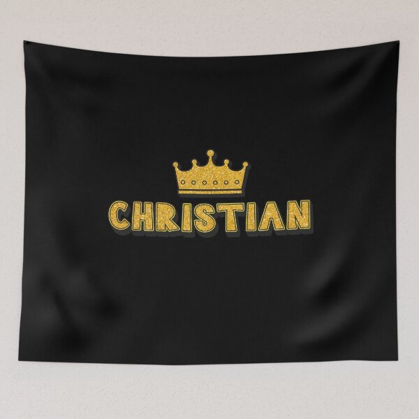 Item preview, Christian Personalized Name With Crown - Cool & Funny Custom Gift for Men and Boys designed and sold by Oussinc.