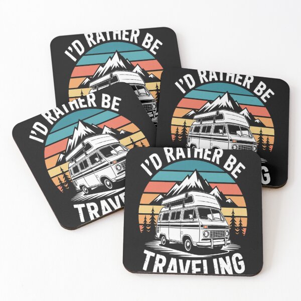 Item preview, I'd Rather Be Traveling RV Camper Outdoor Nature designed and sold by brinbotty.