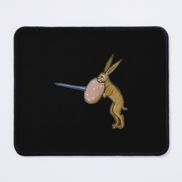 Item preview, Medieval Marginalia Warrior Bunny Art designed and sold by xtcghsyrpx48.