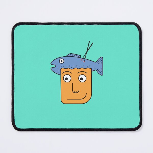 Item preview, Catch of the Day: Quirky Fish Hat Illustration designed and sold by Be-bored.