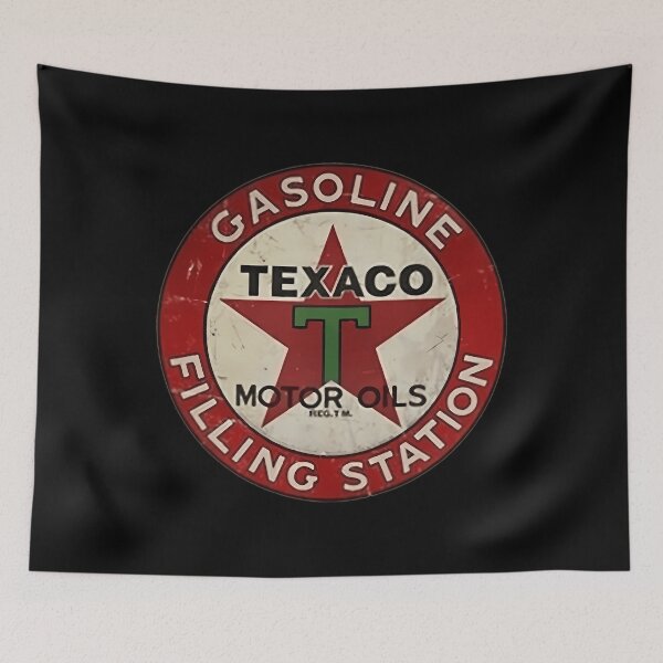 Item preview, Texaco Gasoline Logo Motor Oils Filling Station  designed and sold by TrippyBag420.