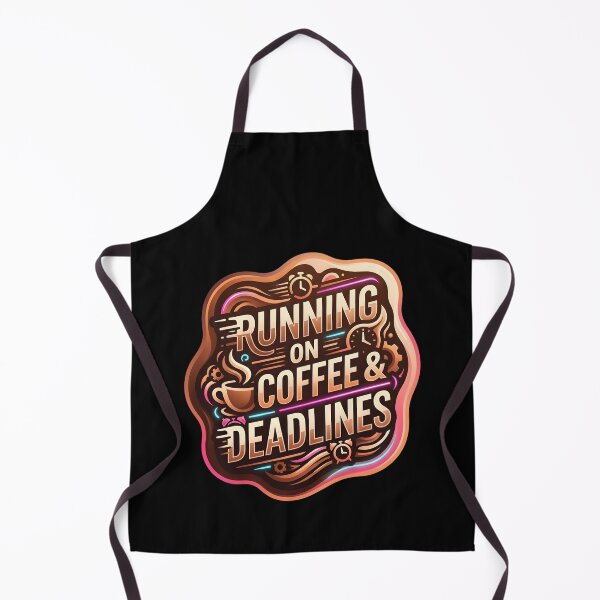 Item preview, Running on coffee and deadlines | Administrative assistant designed and sold by SocialStaticz.