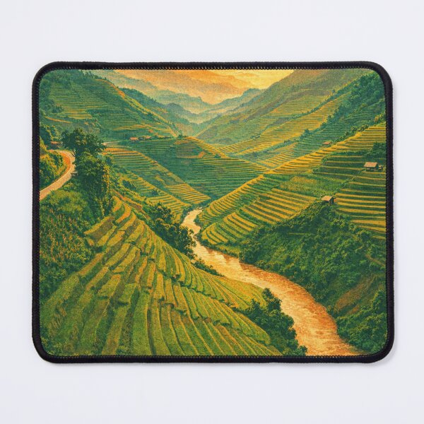 Item preview, Sapa Poster, Vietnam Wall Art, Hanoi Vietnam Sticker designed and sold by Bits & Bops Boutique.