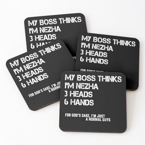 Item preview, My Boss Thinks I'm Nezha - Funny Office Quote Tee - Funny Shirt designed and sold by MaitahArt.
