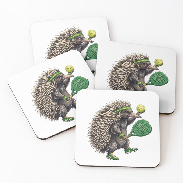 Item preview, Aussie Padel Echidna - The Spiky Defender designed and sold by Wennebabs.