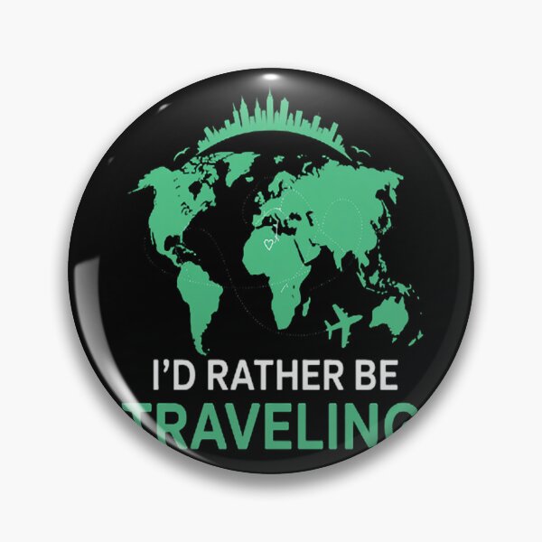 Item preview, I'd Rather Be Traveling Travel Vacation Traveling designed and sold by brinbotty.