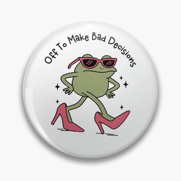 Artikelvorschau, Frosch-Meme: Auf der Suche nach schlechten Entscheidungen entworfen und verkauft von gunaone-design.