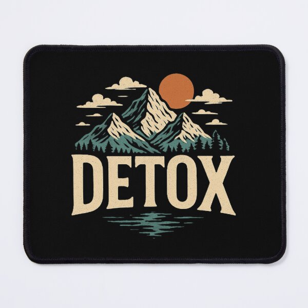 Item preview, Detox Mountain Sunset – Nature Reset Vintage Outdoor Design designed and sold by myforestfog.