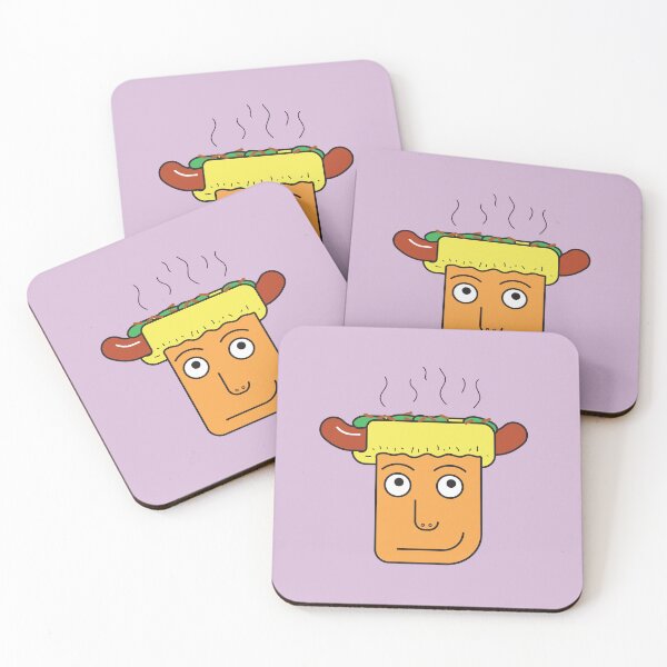 Item preview, Franken-Bun: The Hot Dog Head Cartoon designed and sold by Be-bored.