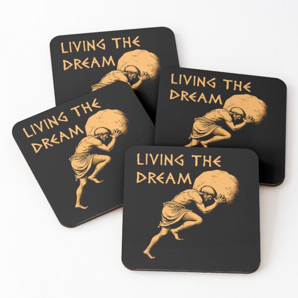 Item preview, Living The Dream Sisyphus Greek Mythologys designed and sold by Artware-Designs.