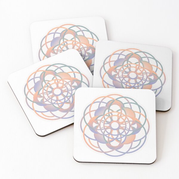 Artikelvorschau, Pastell-Mandala der Heiligen Geometrie entworfen und verkauft von Morden-Design.