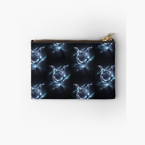 Item preview, Taurus Zodiac Symbol Dark Aesthetic Chrome Design | Luxury Horoscope Art | Taurus Season Gift | Astrology Minimal Sign designed and sold by Bonitivity Zodiacs.