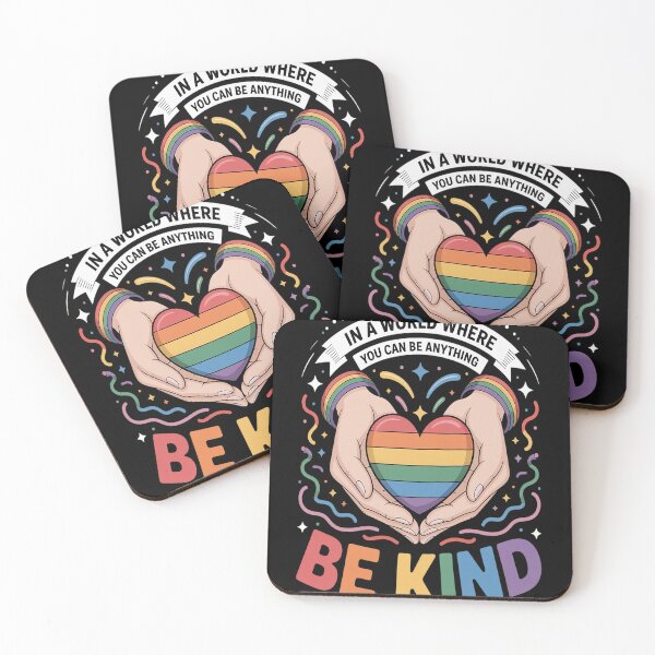 Item preview, In A World Where You Can Be Anything Be Kind Gay Pride LGBT designed and sold by brinbotty.
