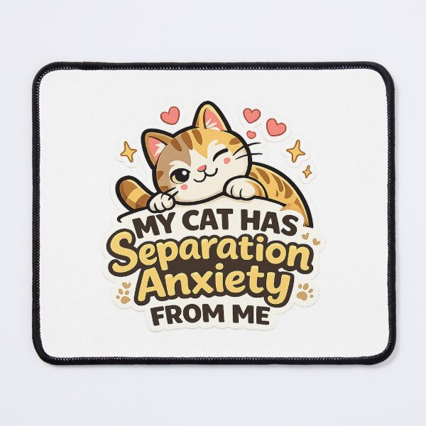 Item preview, My Cat Has Separation Anxiety From Me Funny Cat Design designed and sold by StyleLap.