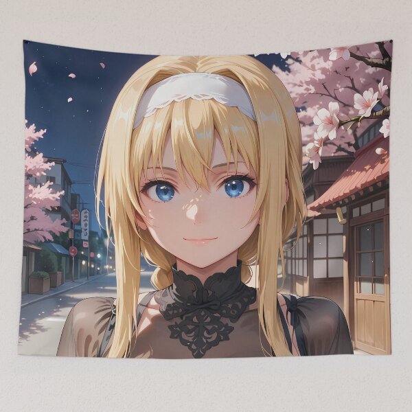 Item preview, Alice Zuberg Sword Art Online Sakura Street Evening Grace designed and sold by 108Recordings.
