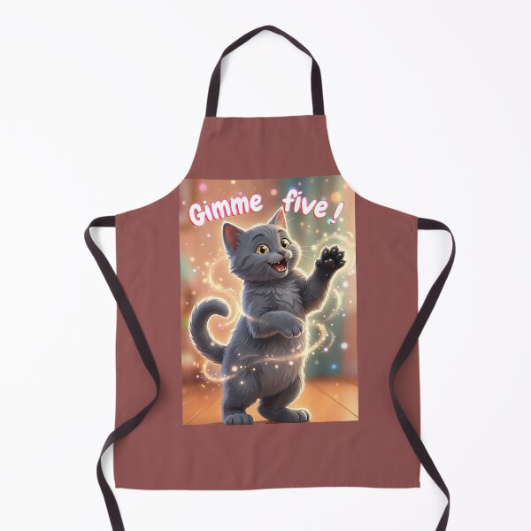 Item preview, Magical High Five Gray Kitten designed and sold by HALYNA070824.