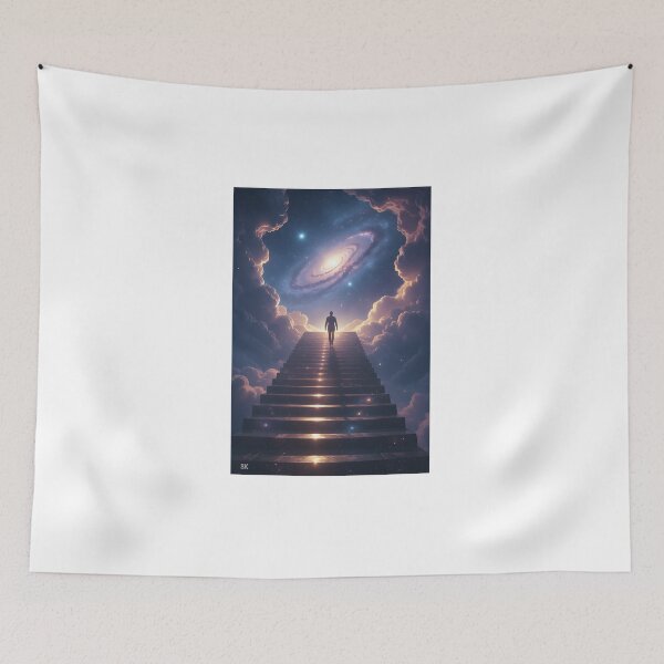 Item preview, Climb to the Stars | Hard Work Universe Concept Art” designed and sold by SoulGraphixx.