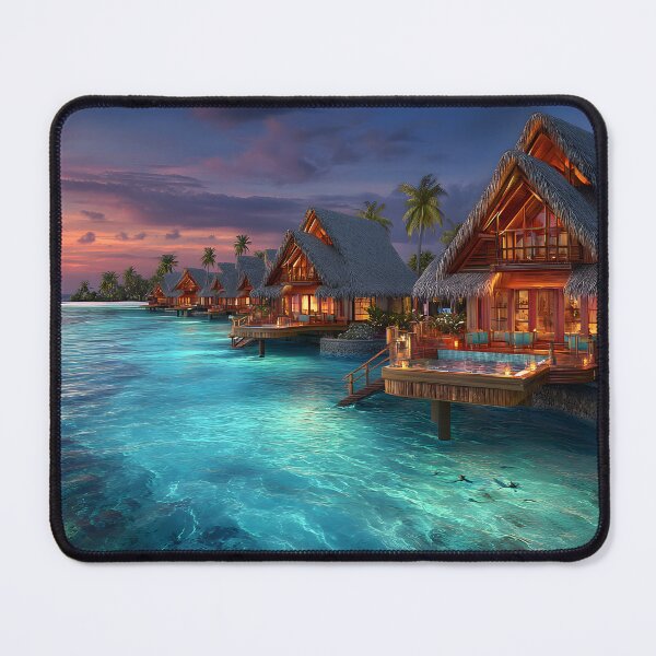 Item preview, Tropical Paradise: Stunning Overwater Bungalows designed and sold by Artessie.