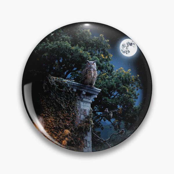 Item preview, Owls under the full moon designed and sold by TOTO GUYANA.