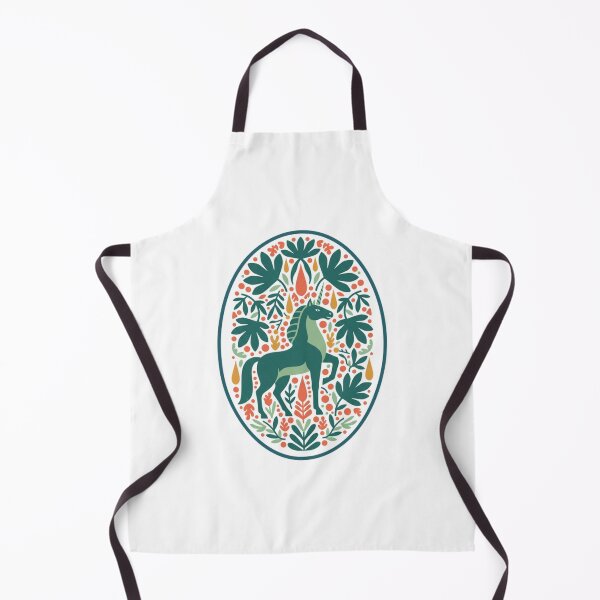 Item preview, The Teal Prancer Majestic Folk Art Unicorn designed and sold by Noxzay.