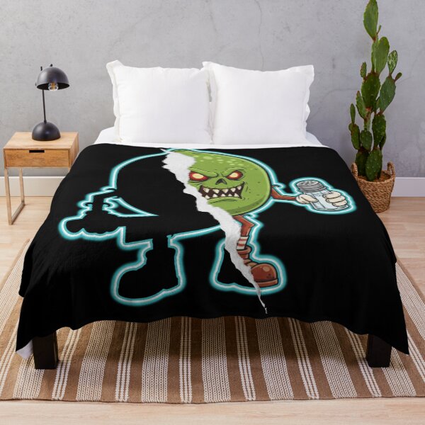 Item preview, Evil Lime Kiler- Vintage Monster Pitaya Cartoon Style designed and sold by MBBialyPiksel.
