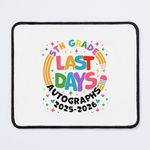 Item preview, Last Day of 5th Grade 2025 2026 Autograph Design Fifth Grade Graduation Last Day School designed and sold by gunaone-design.