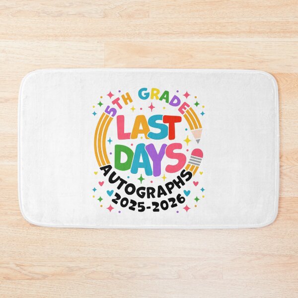 Item preview, Last Day of 5th Grade 2025 2026 Autograph Design Fifth Grade Graduation Last Day School designed and sold by gunaone-design.